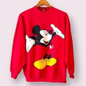 MICKEY UNLIMITED Jerry Leigh 90s Vintage Mickey Mouse Crewneck Sweatshirt